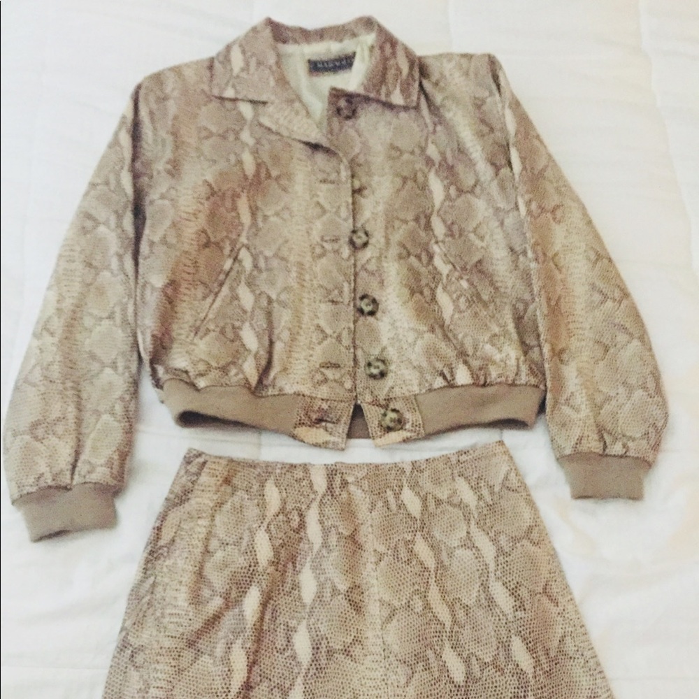 Sold suit snakeskin custom made meronra